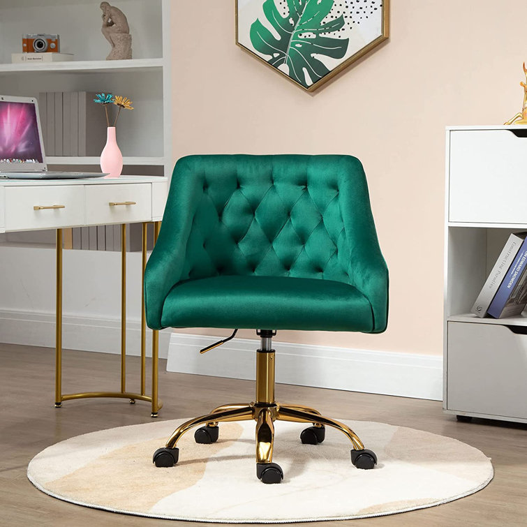 Wayfair velvet office outlet chair